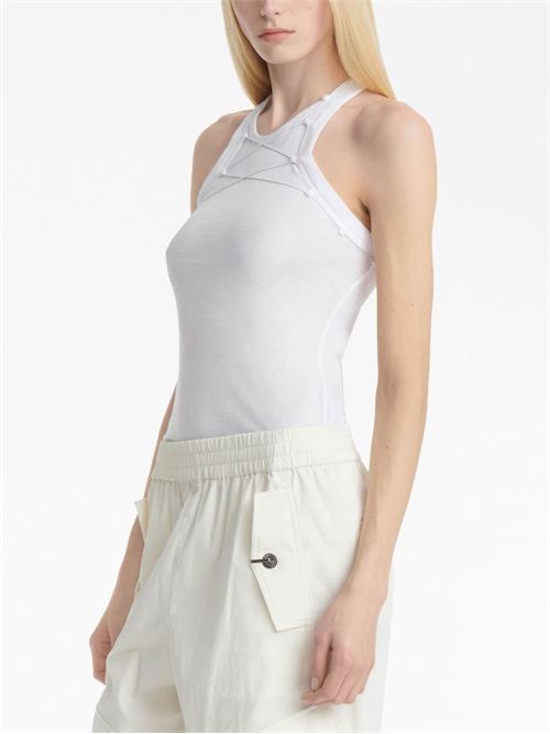 Canotta con stringhe DION LEE | C3099R23WHITE